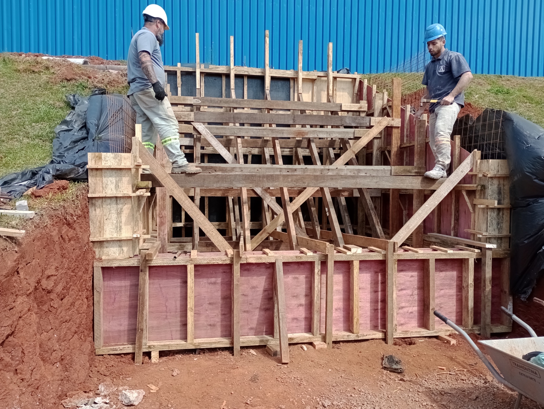Muro de Contenção Industrial