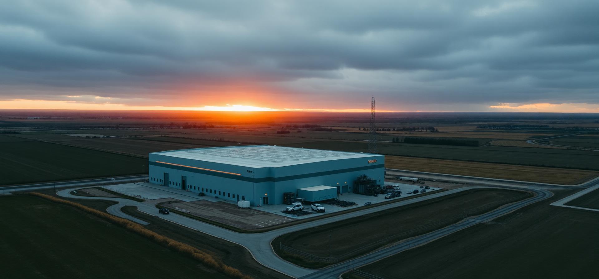 Vista aérea de obra EAB